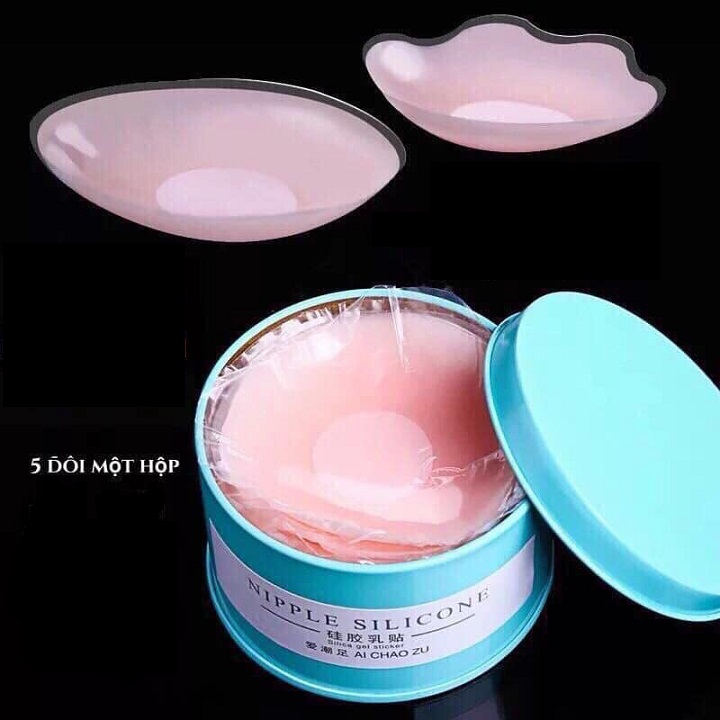 [HCM]Hộp 10 miếng dán ngực Silicon đẹp và chất