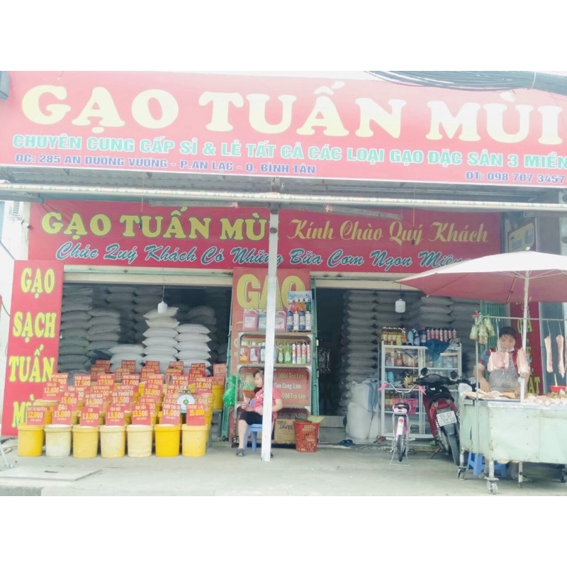 Gạo Tấm Thơm ( Túi 5 Ký) Dẻo ,Thơm Cơm ,Gạo Dùng Để Nấu Cơm Tấm)