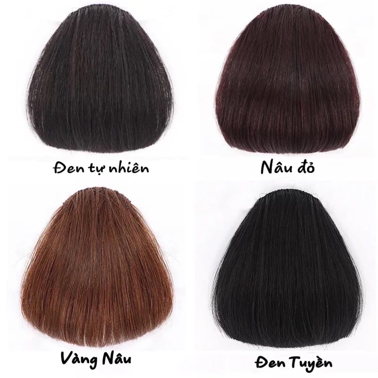 Tóc mái kẹp TÓC THẬT Mái Dày baby tiểu thư, Mái Giả Tóc Thật Loại Dày