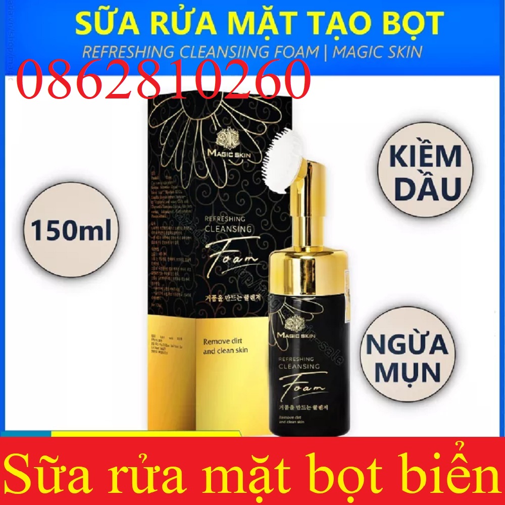 Sữa Rửa Mặt Bọt Biển Magic Skin Refreshing Cleansing Foam date mới