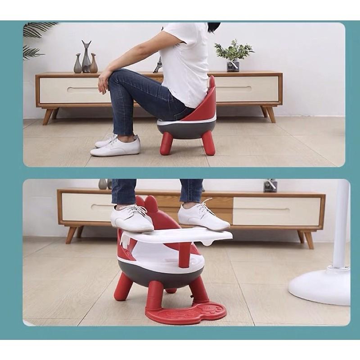 Ghế ngồi ăn cho bé hình heo Peppa / GẤU