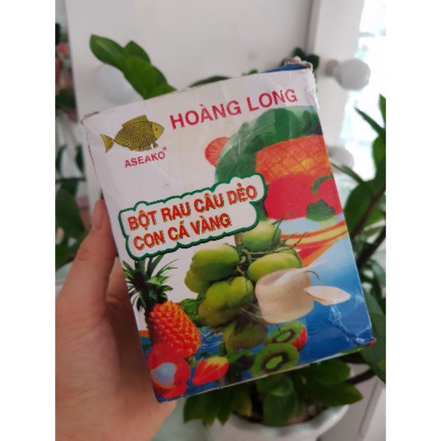 1 Hộp Thạch rau câu con cá dẻo hiệp long( gói 10g)
