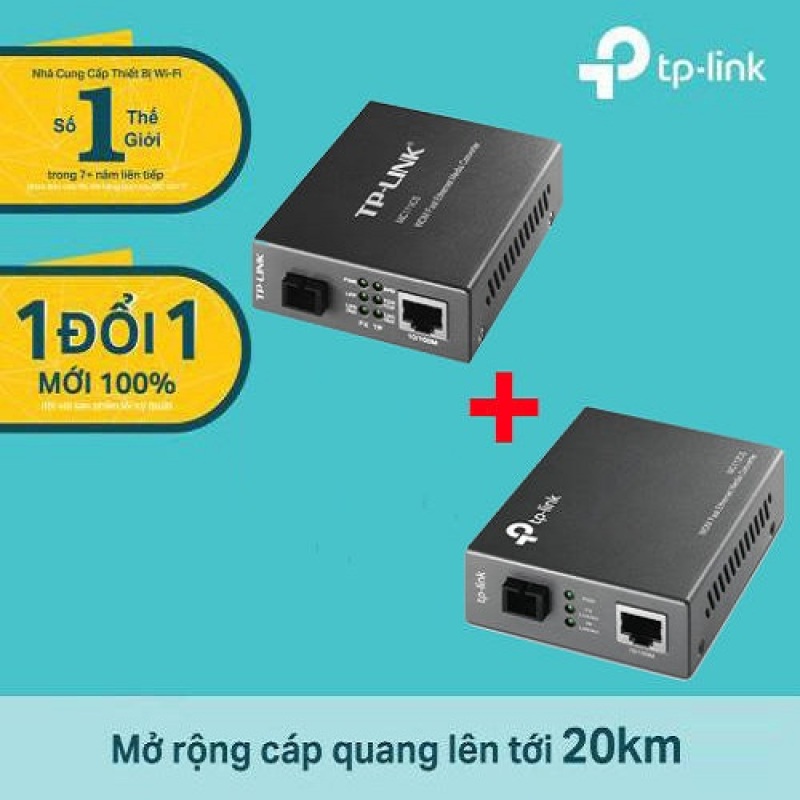 Bảng giá Bộ chuyển đổi quang điện WDM 10/100Mbps TP-Link MC111CS, MC112CS - Hàng phân phối chính hãng Phong Vũ