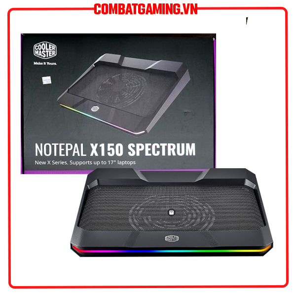 Đế Tản Nhiệt Laptop Cooler Master X150 Spectrum (Laptop 14" đến 17")