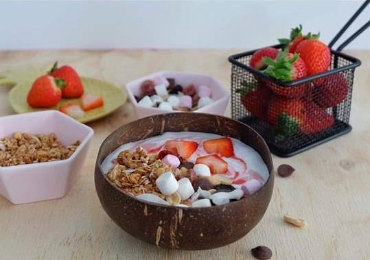 [HCM]Combo 4 Chén Gáo Dừa Loại Lớn 14-16cm