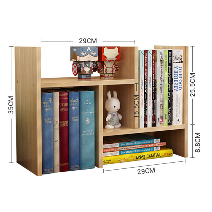 KỆ SÁCH GỖ MINI ĐỂ BÀN 12LY