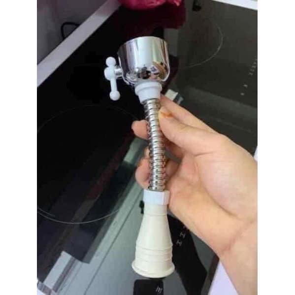 Đầu vòi nước bồn rửa chén bát xoay 360 độ, đầu nối vòi phun nước tăng áp, đầu vòi phun nước áp lực cao đa năng.