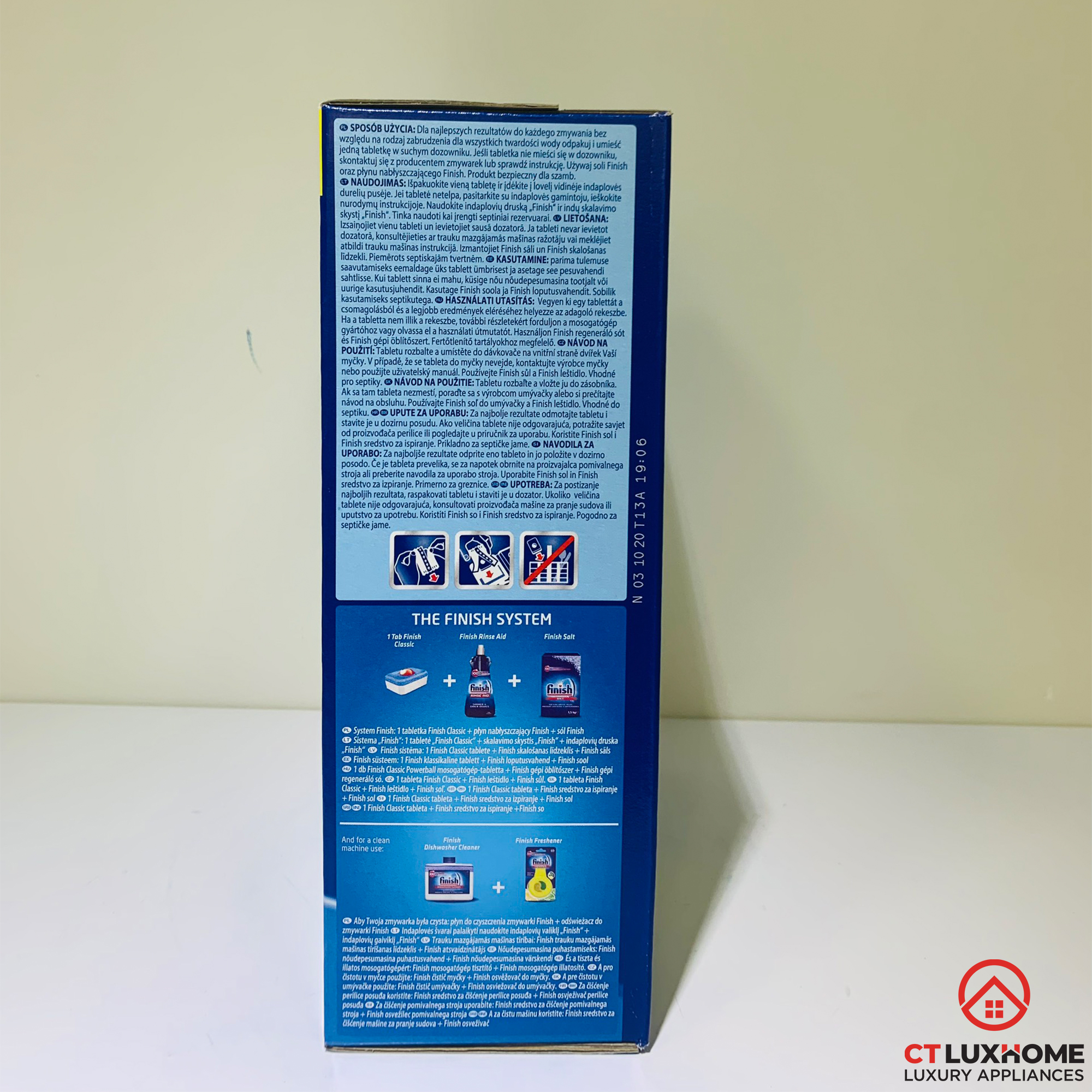 Viên rửa chén bát Finish Classic PowerBall 90 viên