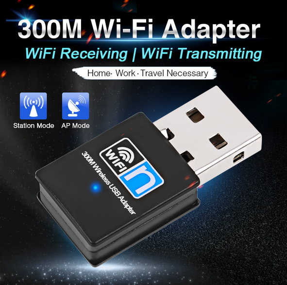 USB Wifi,usb thu wifi PC tốc độ cao 300Mb - USB-300Mb