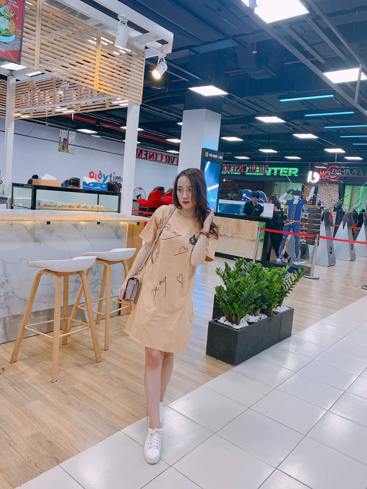 [HCM]Đầm suôn phom rộng cá tính