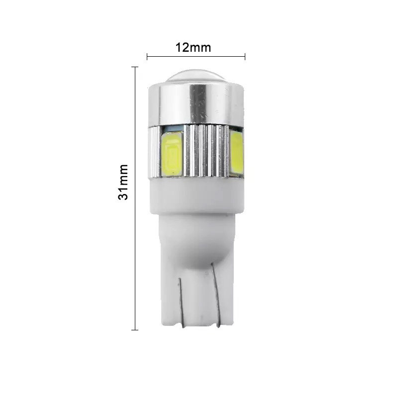 [HCM]Xi Nhan Led 6 Tim Gương Lồi Chân T10 [ Sáng Xanh Dương ]