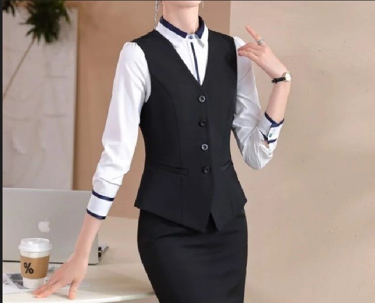 Áo ghile nữ Titishop GILE10 màu đen