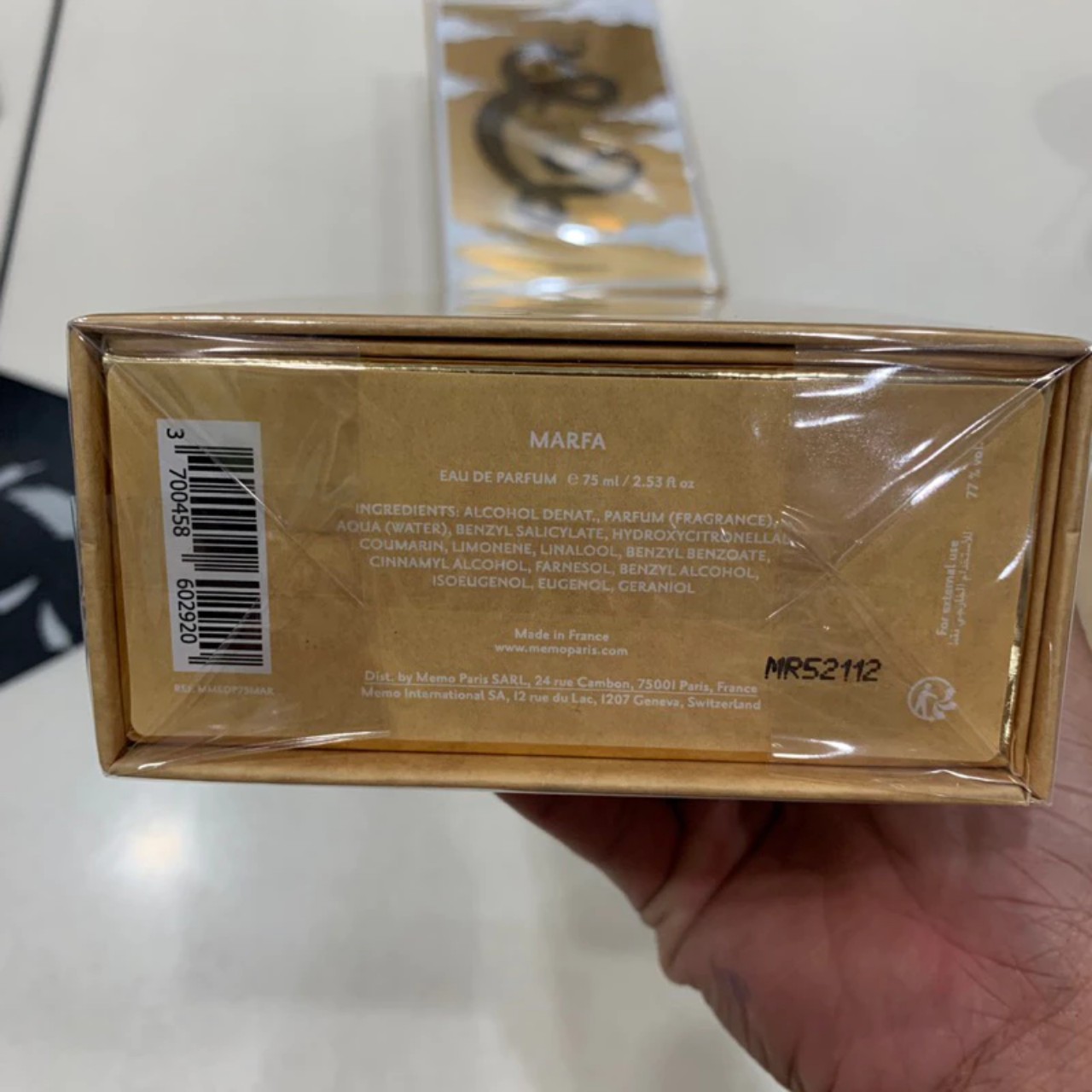 Nước hoa Memo Paris Marfa edp 75ml
