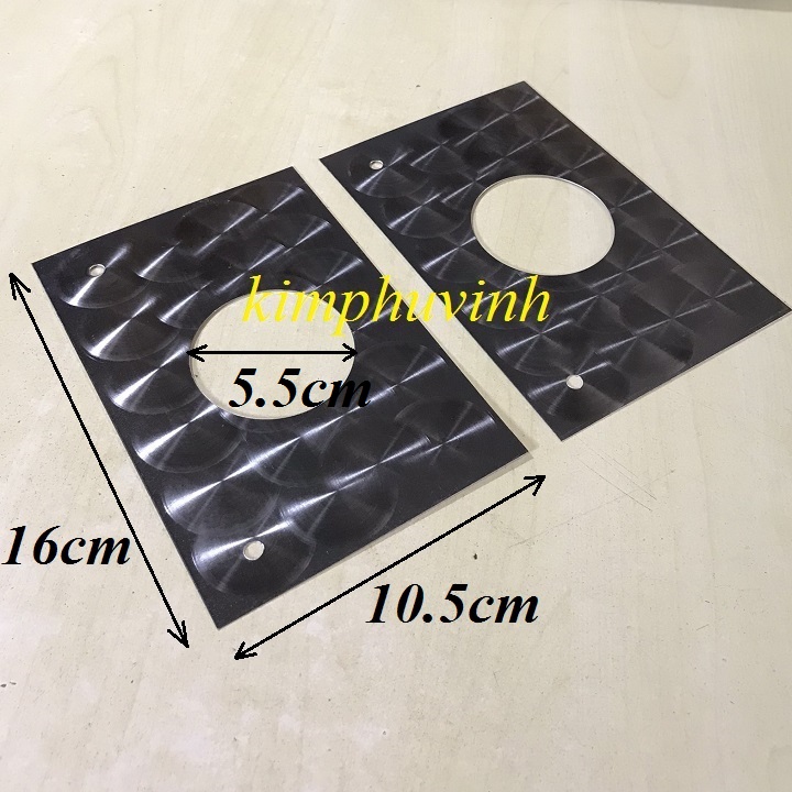 02 cái - mặt nạ ổ khóa tay nắm tròn - mặt nạ khóa cửa sắt
