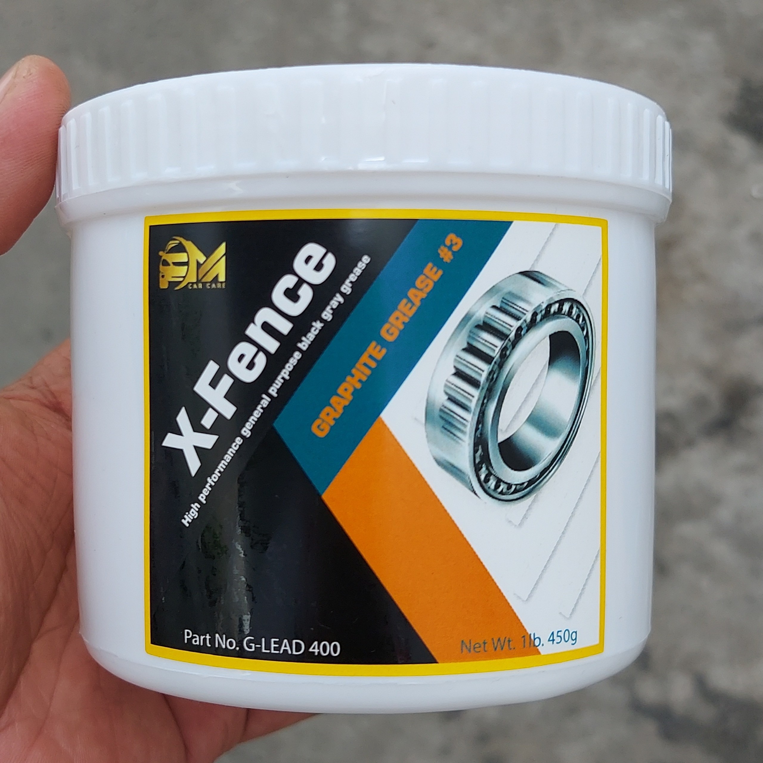 [MỠ CHÌ CHỊU NHIỆT CỰC ÁP] XFENCE GRAPHITE GREASE 3 trọng lượng 450gr