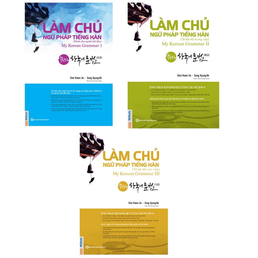 Combo Làm Chủ Ngữ Pháp Tiếng Hàn