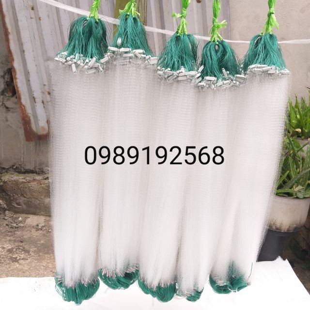 Lưới đánh cá 1 lớp đánh cá thầu dầu, cá tép, lòng tong cao 85 cm dài 60m đánh cá thầu dầu, cá tép chì nặng