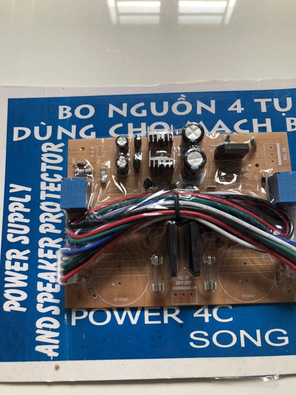 MẠCH NGUỒN AMPLY 4 TỤ - BTL-(POIWER 4C)