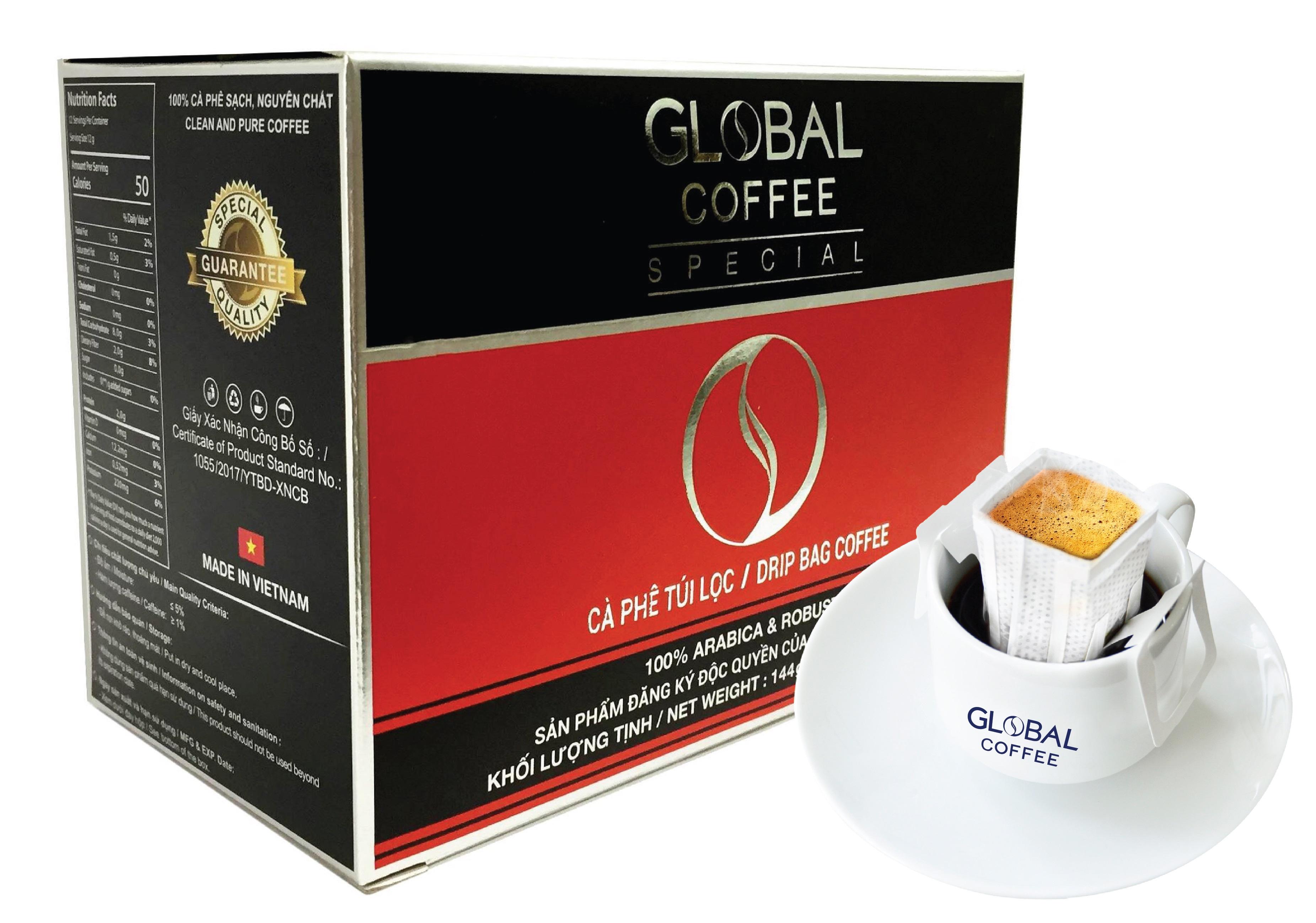CÀ PHÊ TÚI LỌC DRIP BAG COFFFEE - SPECIAL. GLOBAL COFFEE