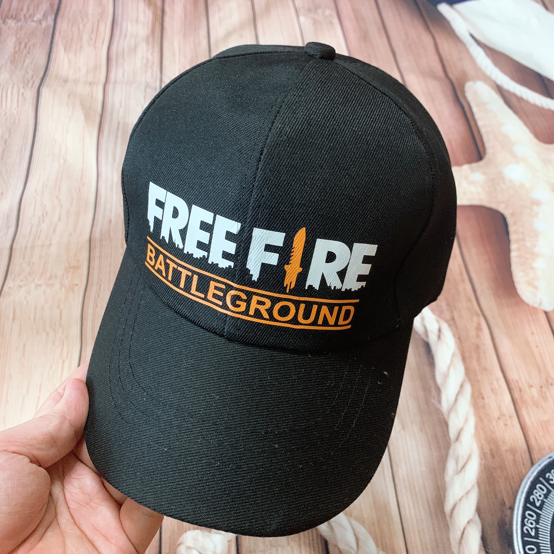 [FREE FIRE] Mũ In  hình LOGO FF chất liệu Kaki SIÊU CHẤT