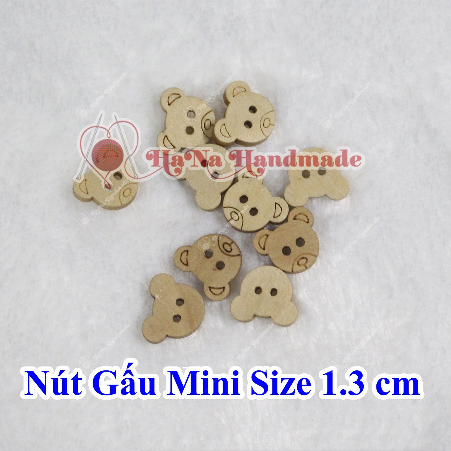 Nút gấu mini size 1.3cm 10k/10 cái