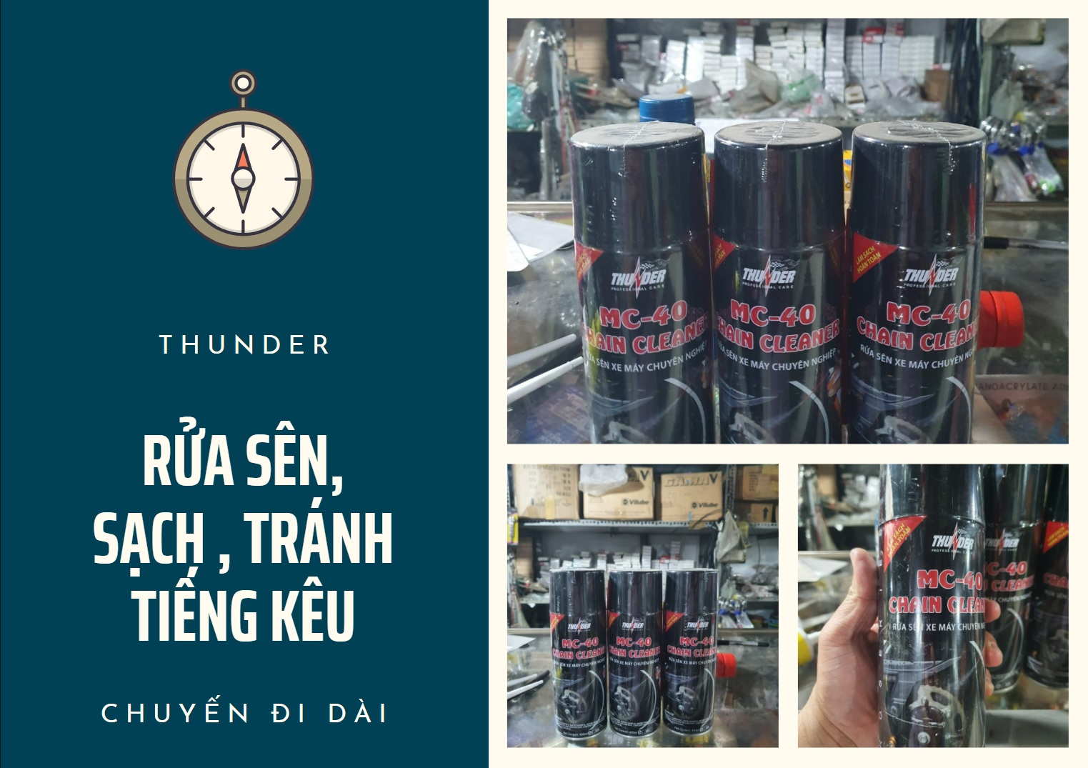 [HCM]Chai Xịt Rửa Sên Chuyên Dụng Thunder MC-40 . Hàng Công Ty
