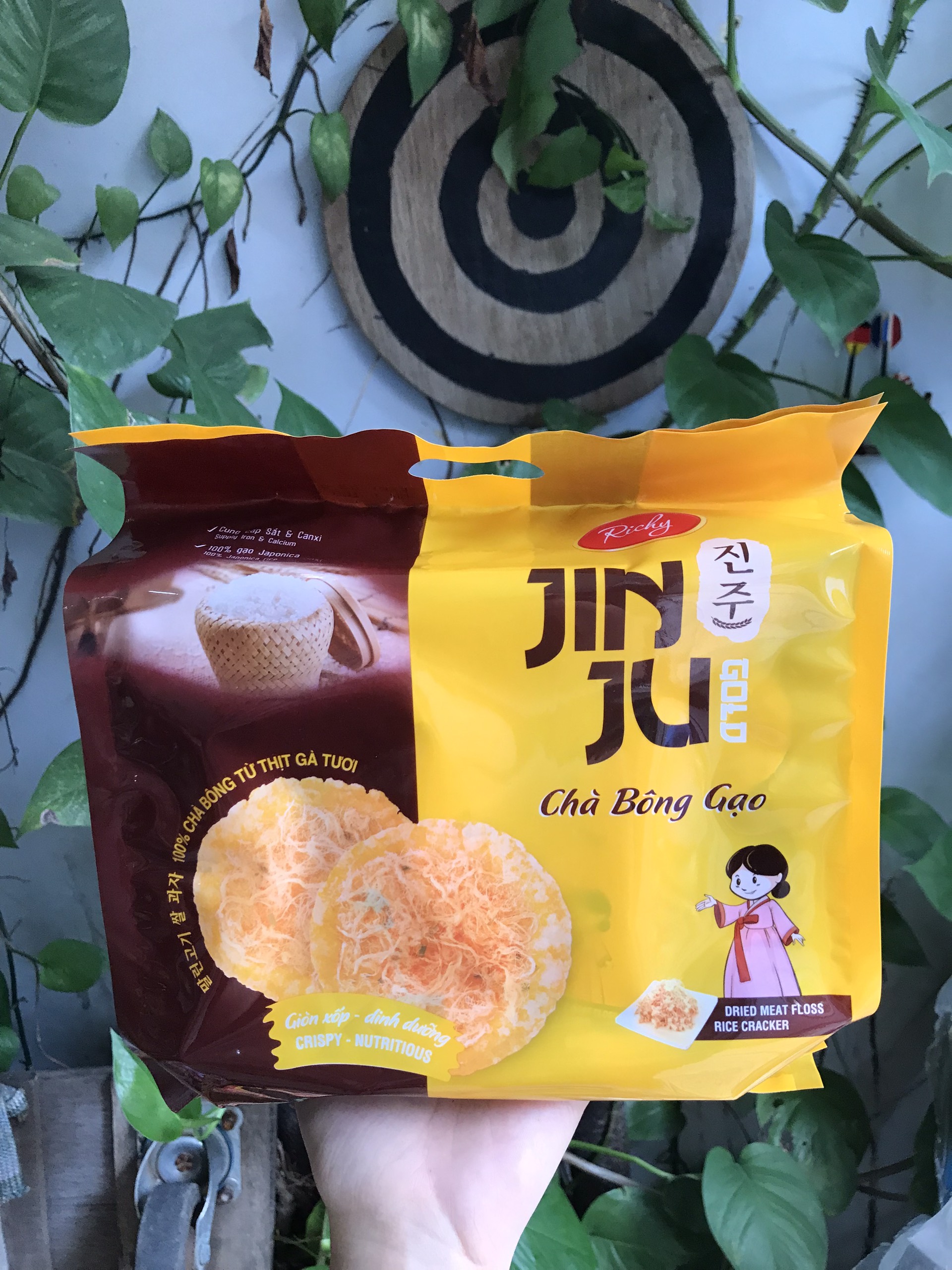 Bánh Gạo Chà Bông Jin Ju (Gói 168g)