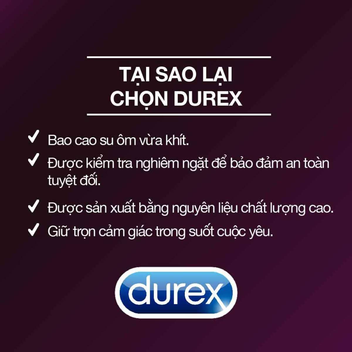 Bao cao su Durex Performa kéo dài thời gian 12 bao (New)