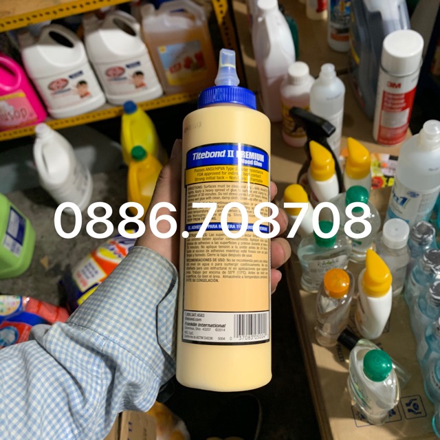 Keo Dán Ghép Gỗ Titebond Xanh 473Ml