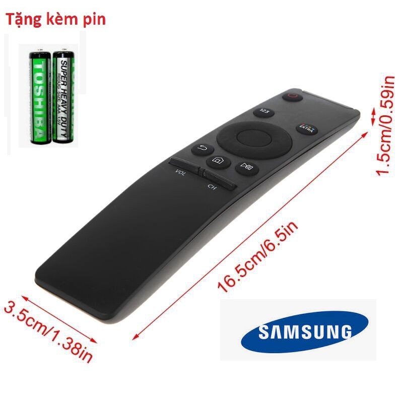 Điều khiển tivi SamSung 4K UtraHD - Tặng kèm pin chính hãng - Remote SamSung - Remote tivi SamSung 4K smart internet loại tốt thay thế khiển zin theo máy dùng được cho tất cả các dòng tivi SamSung internet hiện nay