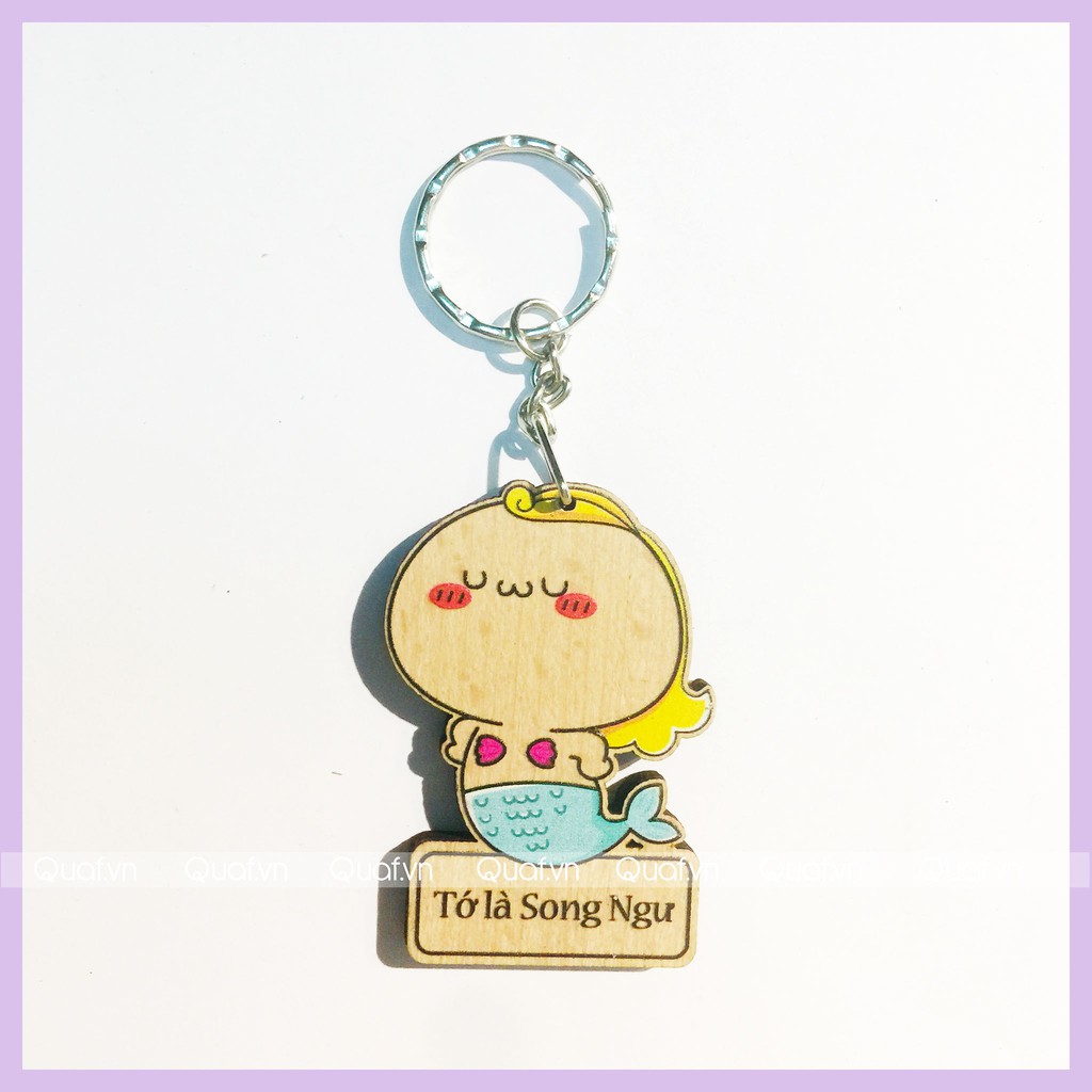 Móc Khóa Cung Hoàng Đạo - Móc Khóa Gỗ