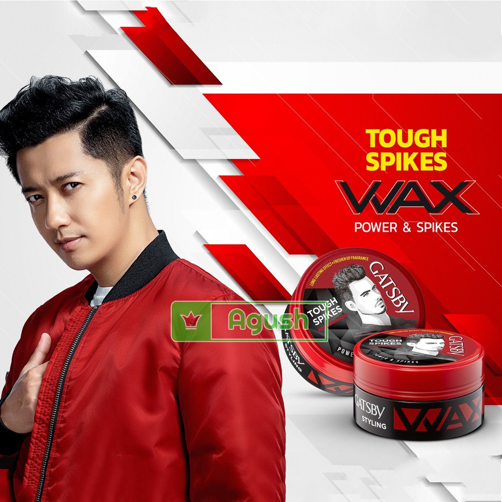 [HCM]Wax Tạo Kiểu Tóc Gatsby Power Spikes đỏ 75gr