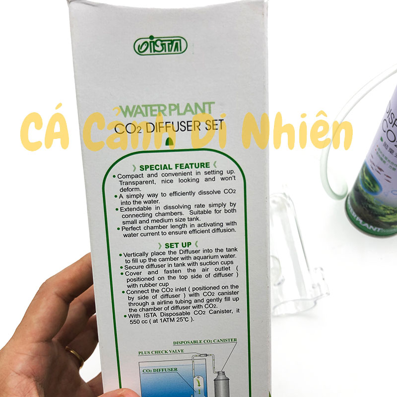 Bộ KIT CO2 Xịt ISTA I-512 Diffuser Set cho hồ cá thủy sinh