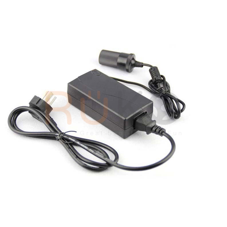 🚗 Bộ chuyển đổi- adapter chuyển 220v sang 12V chuẩn đầu tẩu sạc ô tô, xe hơi