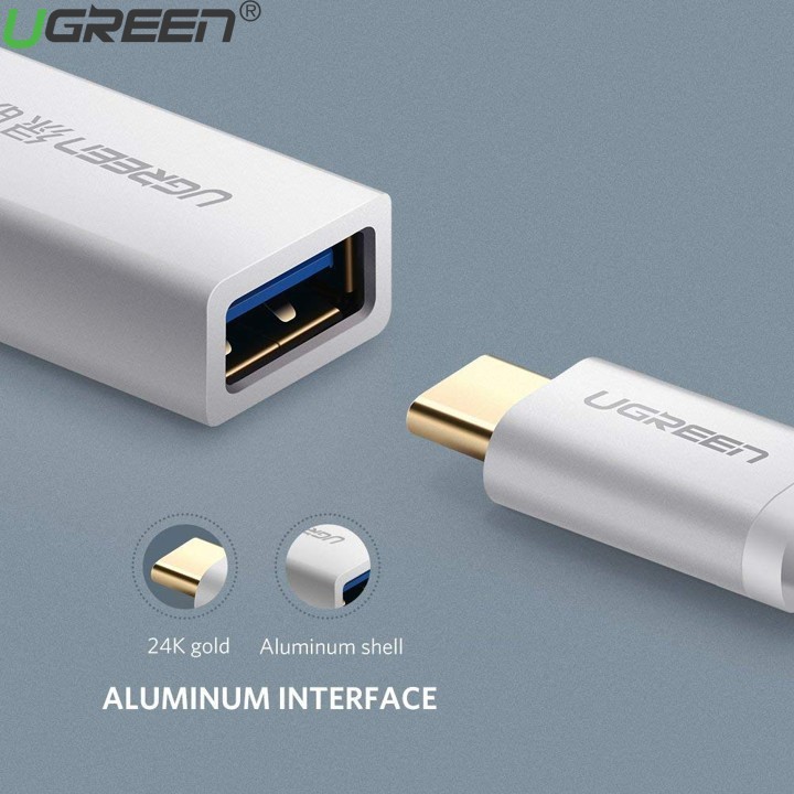 Dây cáp USB Type-C sang USB 3.0 có hỗ trợ OTG UGREEN US154 30645