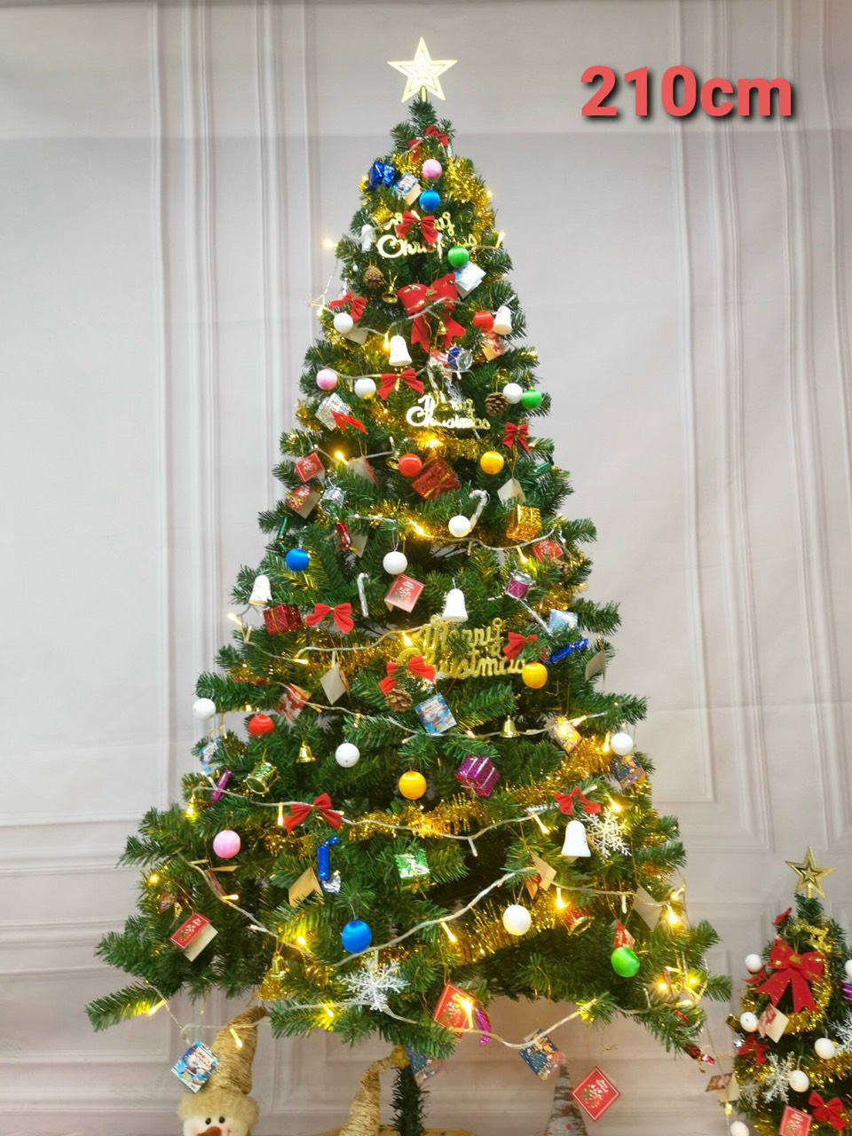 Cây thông noel kèm phụ kiện (60cm đến 2m1)