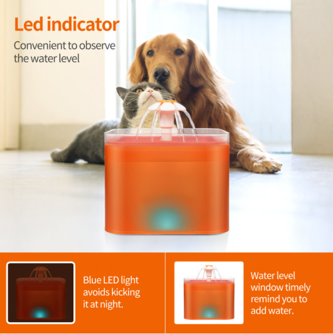 Máy nước HOA VUÔNG COLOR 2L cho thú cưng