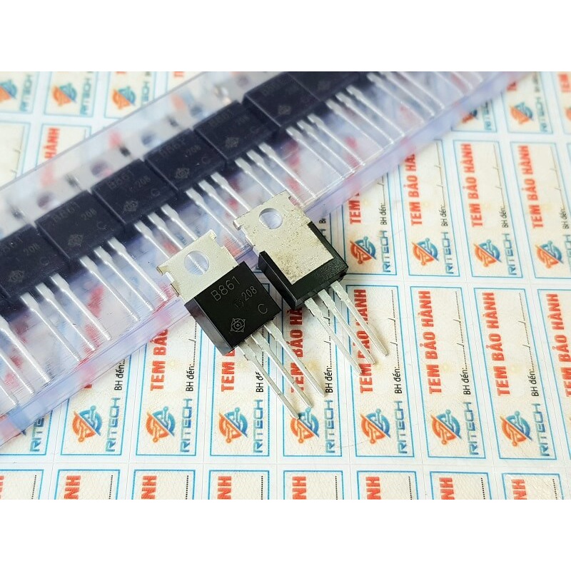 B861, 2sb861 transistor pnp 200v/2a to-220c