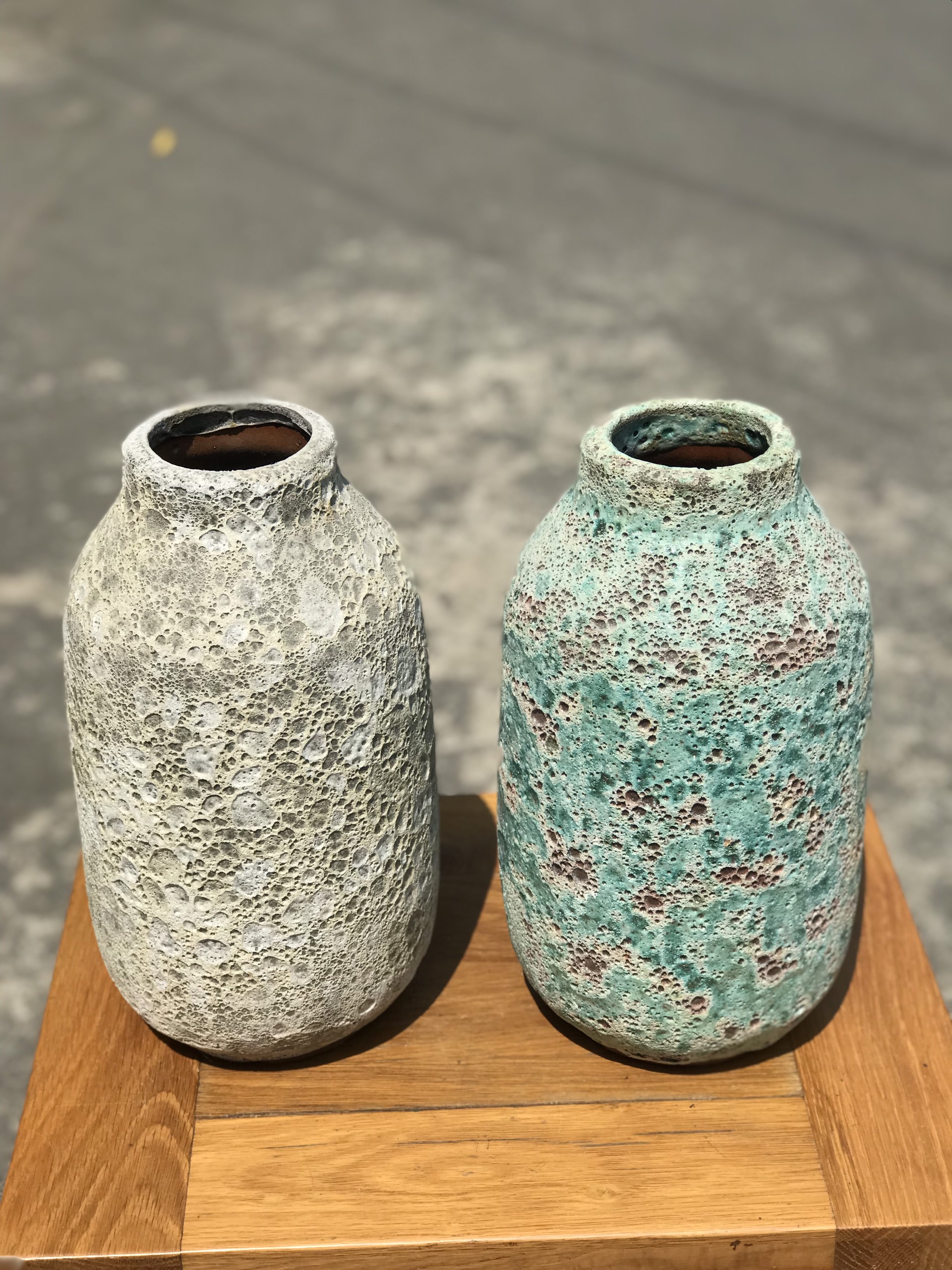 BÌNH HOA ATLANTIC GỐM SỨ MEN SÔI CẮM HOA TRANG TRÍ DECOR