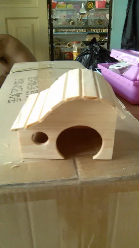 [HCM]Nhà Ngủ GỖ Thông mini cho hamster hoặc trưng bày .