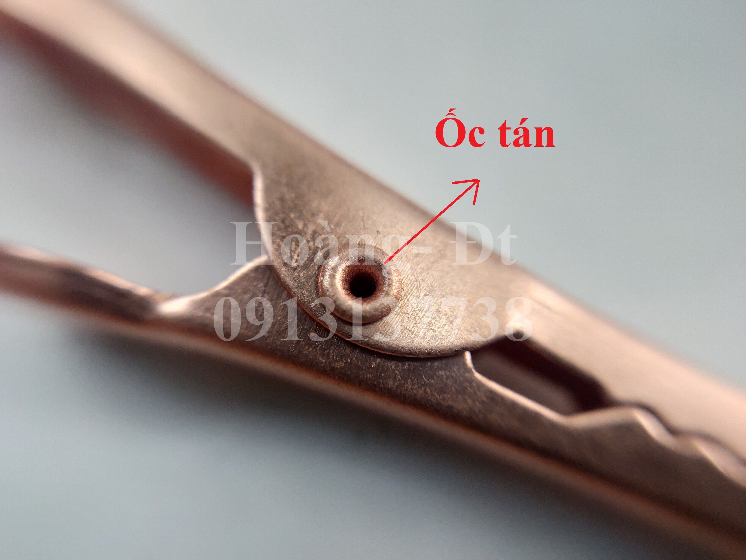 [Đồng] Kẹp cá sấu đồng