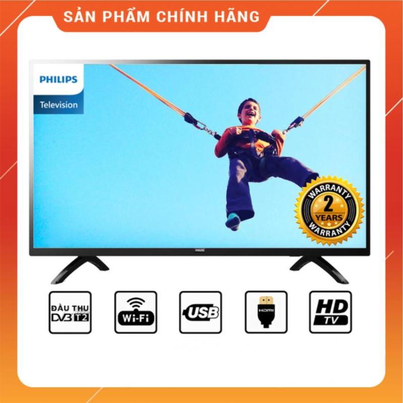 Bảng giá Smart Tivi Philips 32 inch HD - Model 32PHT5853S/74 (Đen) Tích hợp DVB-T2, Wifi