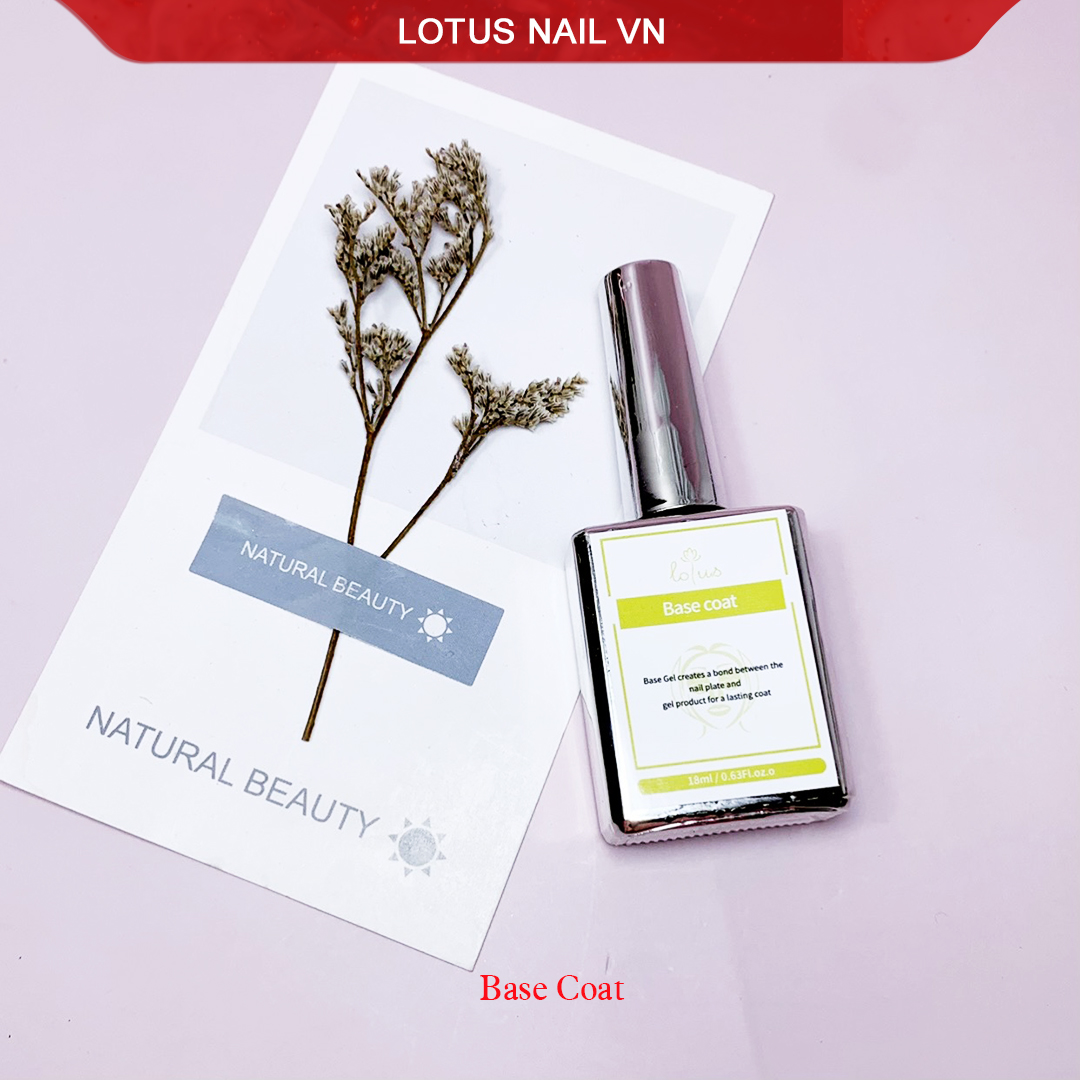 Base coat , gel liên kết Lotus chai 18 ml