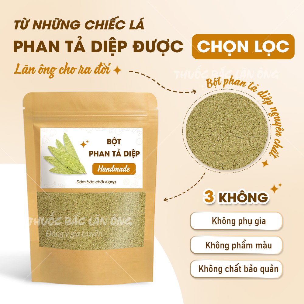 Bột lá phan tả diệp nguyên chất 1kg (Hỗ trợ nhuận tràng, táo bón, giảm cân)