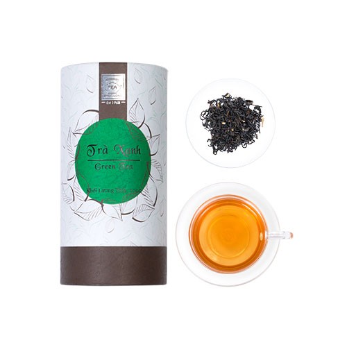 Green Tea Premium Paper Cans - Phuc Long Coffee & Tea