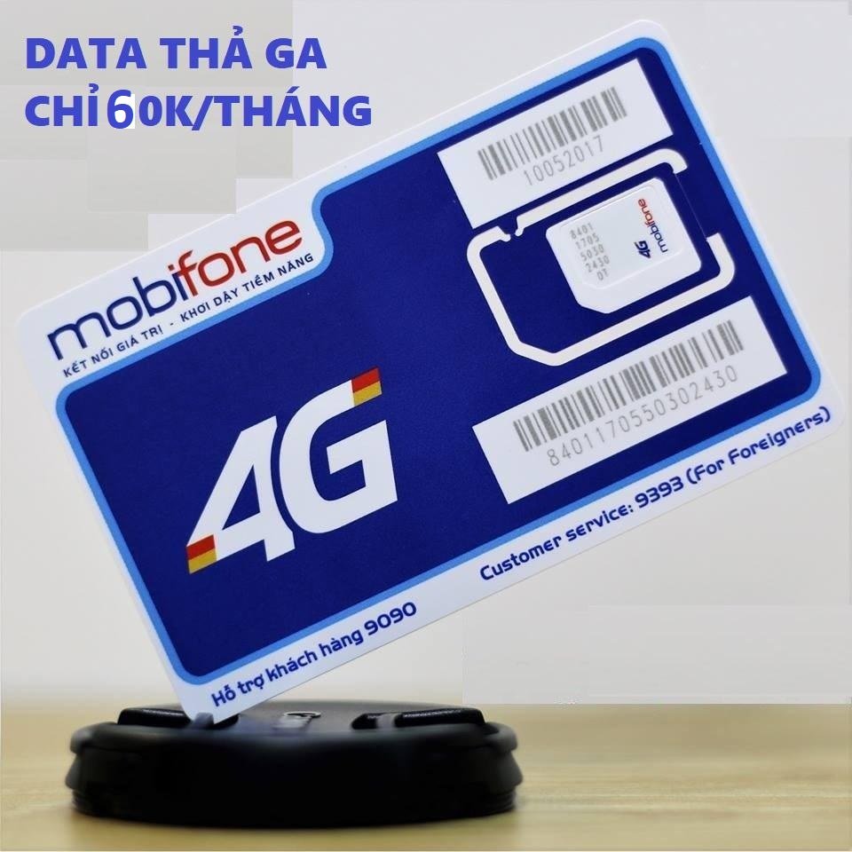Sim Data Ga SIM 3G4G MOBI ED60 FULL KHÔNG GIỚI HẠN DATA CHỈ 60KTHÁNG dùng thả ga từ ...