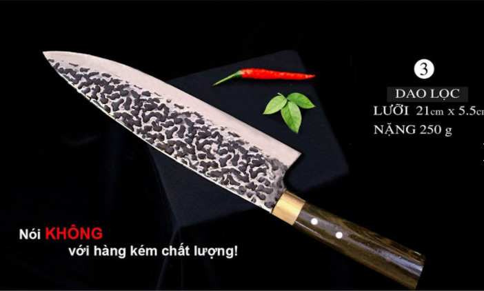 Bộ 3 dao thép Nhíp không gỉ