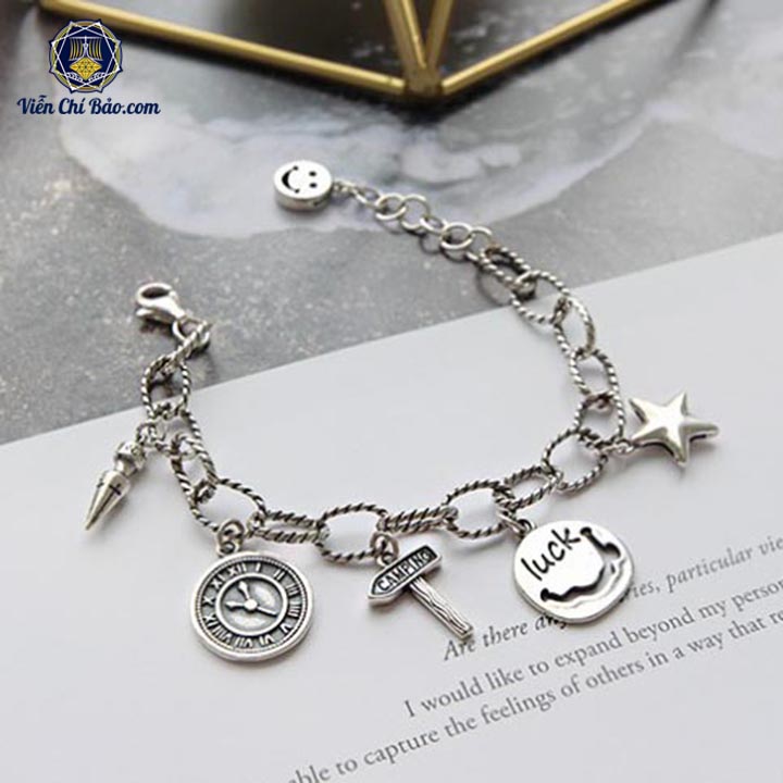 Lắc tay bạc Lucky Star