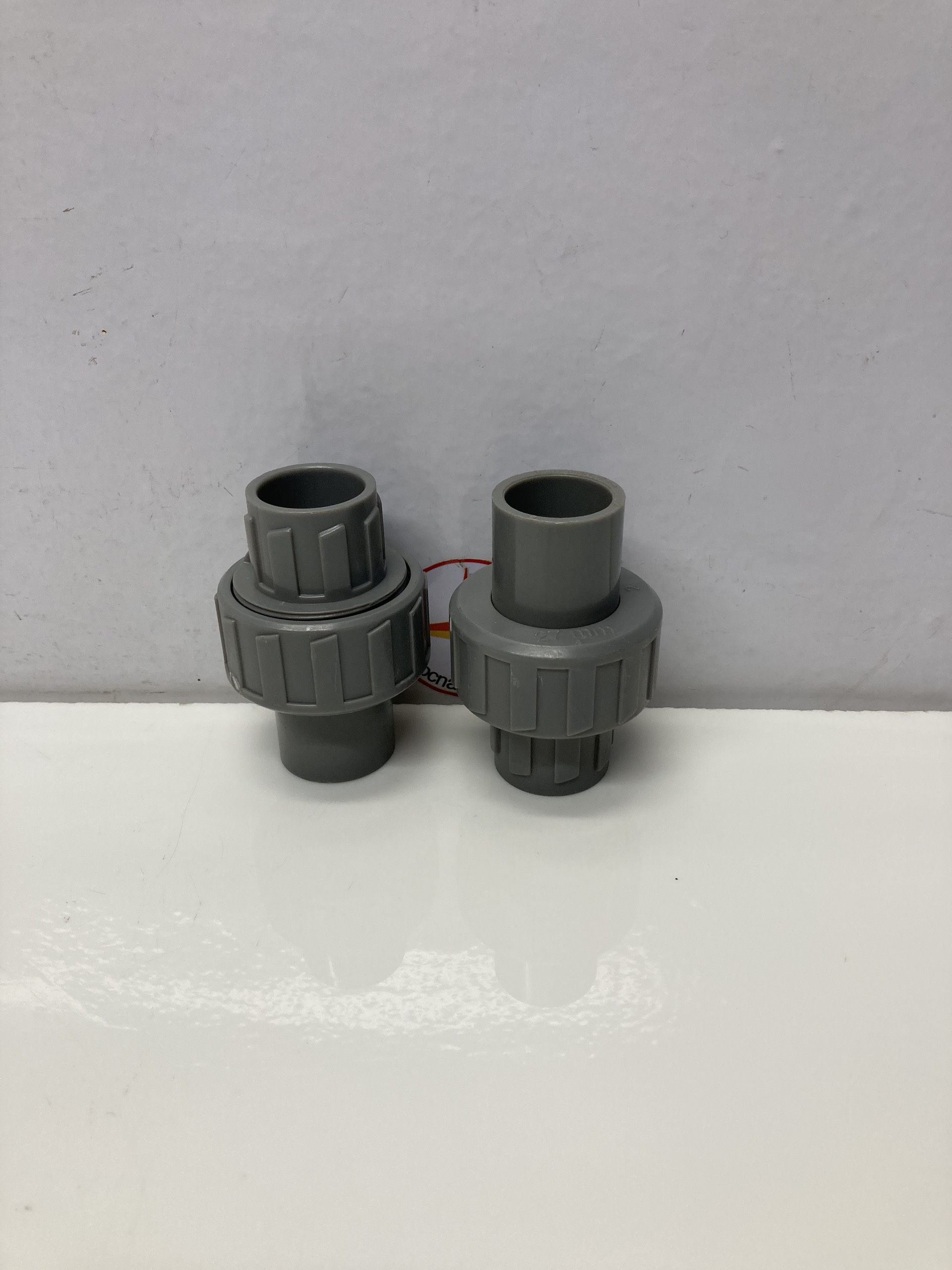 Khớp nối sống ( rắc co ) PVC phi 27, phi 34 Bình Minh
