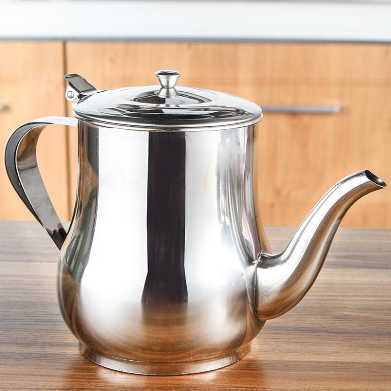 Bình Pha Trà - Ấm Pha Trà Inox Cao Cấp. Thiết kế inox 100%